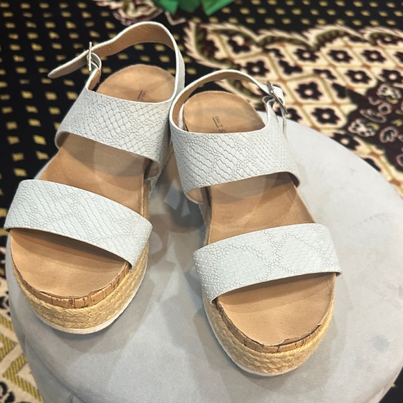 Call It Spring Light Gray Espadrille Sandals - Picture 2 of 3